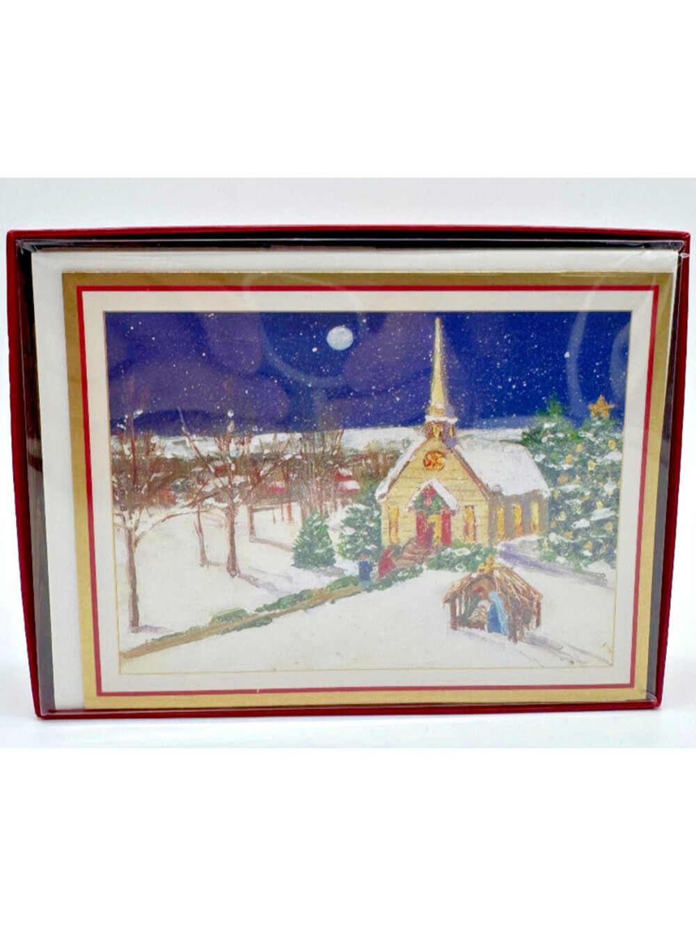 Caspari Wishing you Peace and Joy at Christmas (15) NEW Cards & Envelopes
